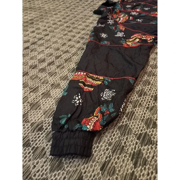 Active Elements Vintage 80s Windbreaker Jacket Women's Ugly Christmas Size M NWT - Picture 4 of 11